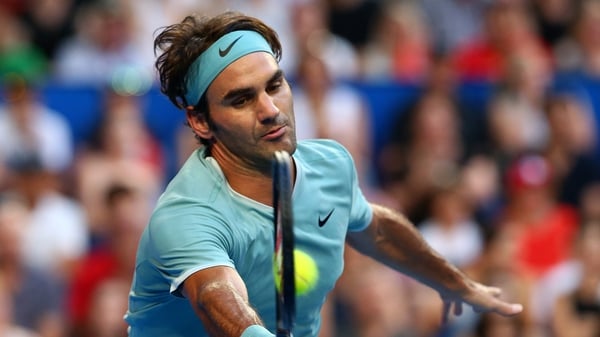 Roger Federer had a comfortable win on his return