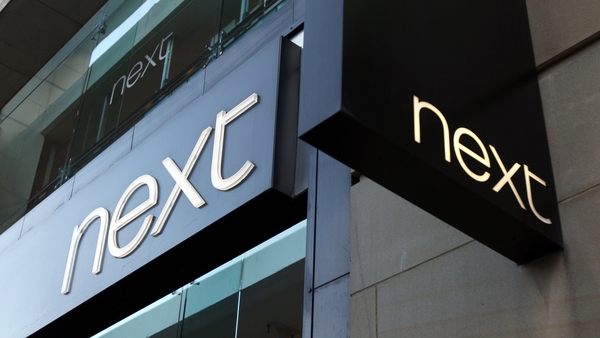 Next today reported a slight rise in online sales in the first quarter of the year