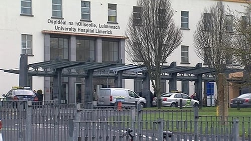 The baby was airlifted to University Hospital Limerick after being found unresponsive