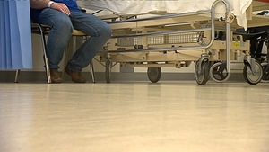 There are 578 patients on trolleys or on wards today waiting for admission to a bed
