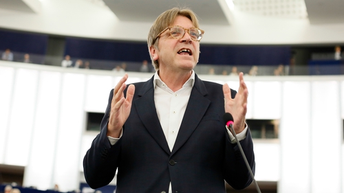 Guy Verhofstadt announced his candidacy on Facebook