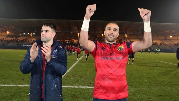 Conor Murray and Simon Zebo are leaders in the Munster team, according Tony Ward