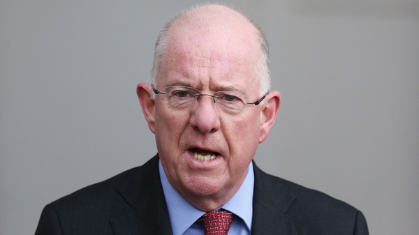 Charlie Flanagan said 'the Government is very mindful of the need to protect the integrity of the principles and institutions of the Good Friday Agreement'