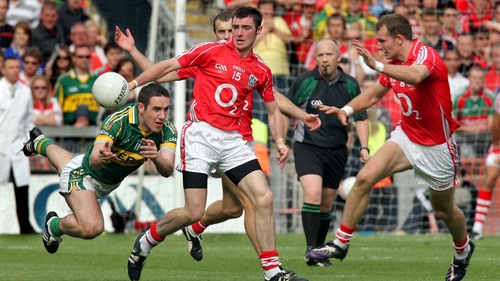 Donncha and Alan O'Connor up against Kerry's Declan O'Sulivan in 2009
