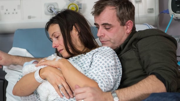 Kym Marsh and Simon Gregson in Coronation Street