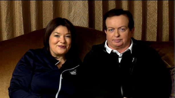 Brenda Donohue and Marty Morrissey
