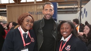Students meet Rio Ferdinand at BTYSE 2017 Students meet Rio Ferdinand at BTYSE 2017