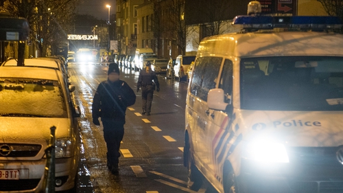 The Molenbeek raids took place late in the evening, according to reports