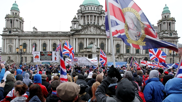 Mass loyalist demonstrations were staged across Northern Ireland