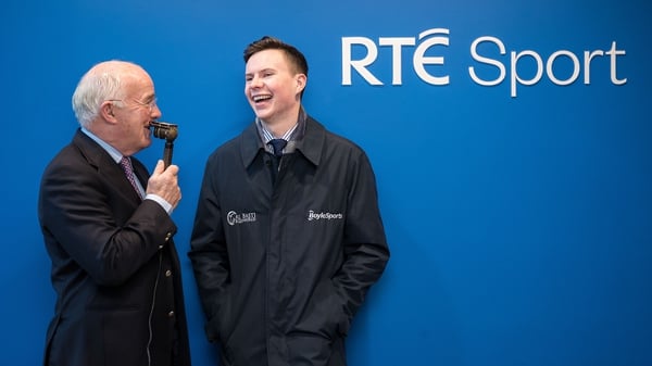 Ted Walsh and Joseph O'Brien at the announcement of the new agreement between RTÉ Sport and BoyleSports