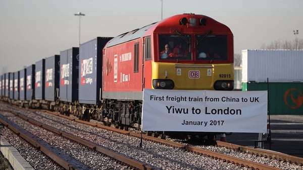 The train passed through Kazakhstan, Russia, Belarus, Poland, Germany, Belgium and France before it reached the UK