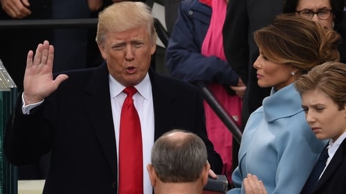 On 20 January 2017, Donald Trump was sworn in as the 45th President of the United States