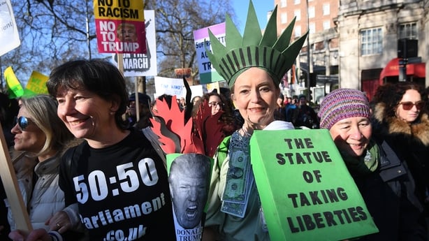 London anti-Trump protest