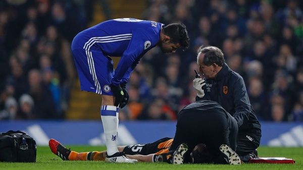 Ryan Mason suffered a fractured skull during the game against Chelsea