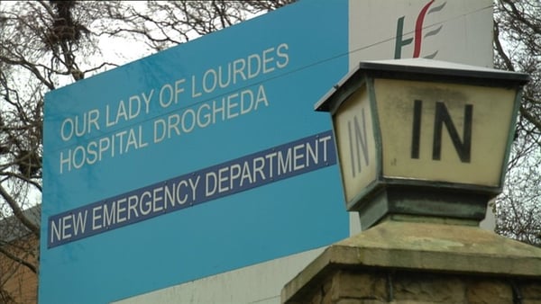 The man was taken to Our Lady of Lourdes Hospital in Drogheda