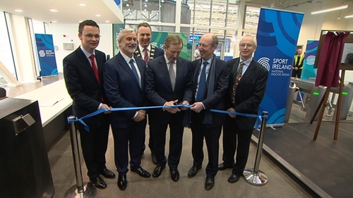 The new Sport Ireland National Indoor Arena was officially opened today