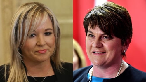 Michelle O'Neill and Arlene Foster will travel to Cardiff for a meeting with Theresa May on Monday