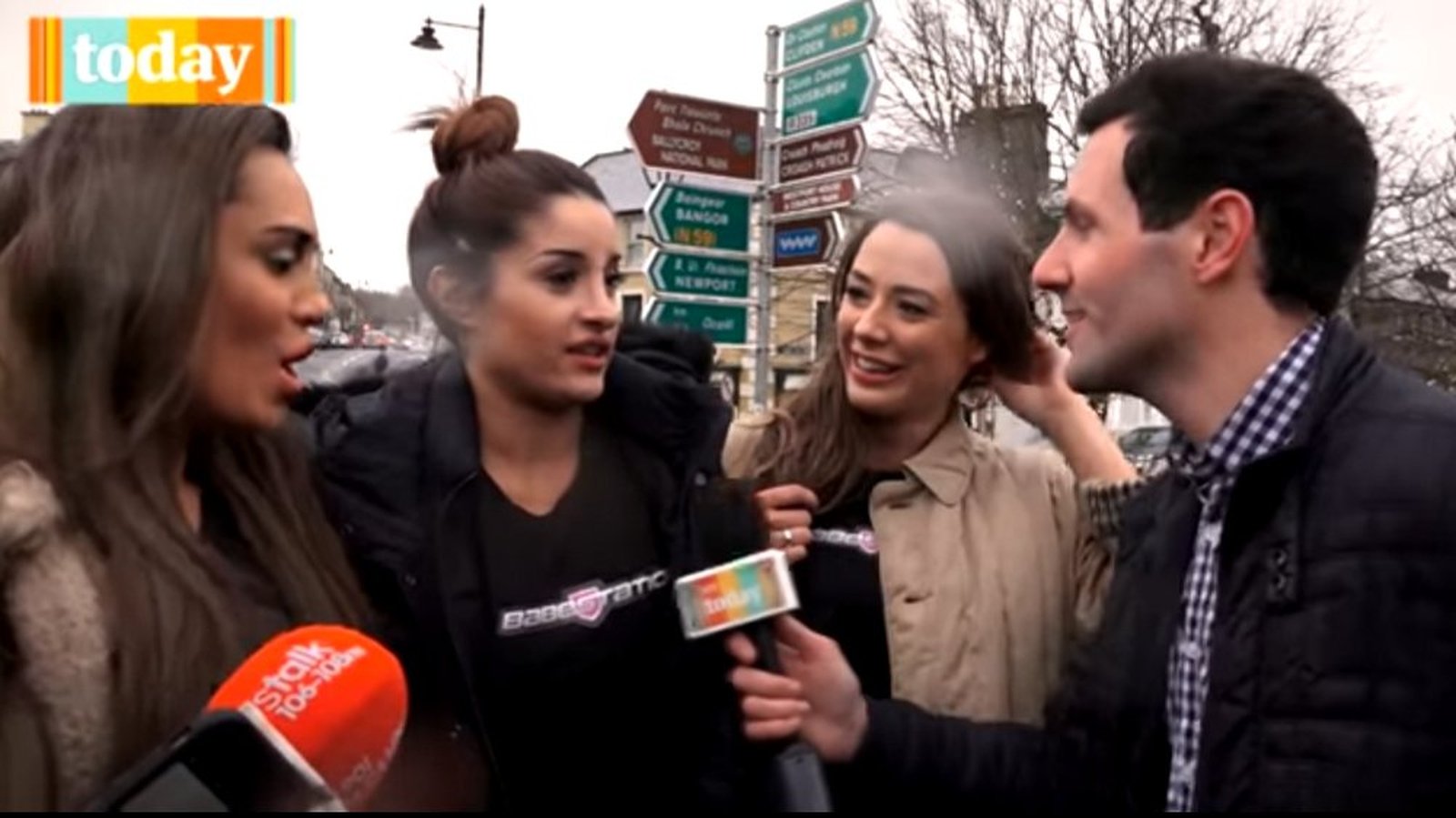 Babestation girls dial up apology during Westport visit