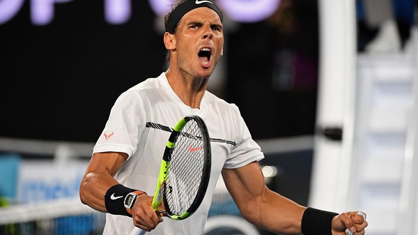 Rafael Nadal will face Roger Federer in a Grand Slam final for the ninth time on Sunday