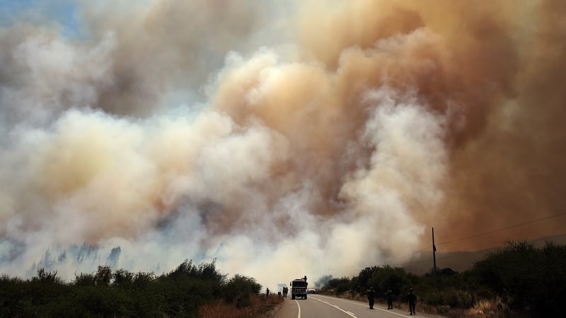 43 detained in Chile for spreading forest fires