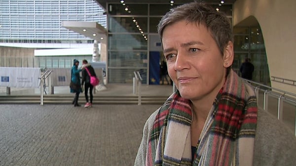 European Commission Executive Vice-President Margrethe Vestager, in Dublin today, said there is no sense of a grudge over the Apple tax case