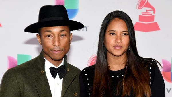 Pharrell Williams and his wife Helen Lasichanh