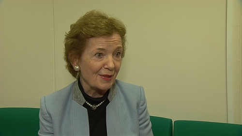Mary Robinson said US President Donald Trump appears to have a very big ego