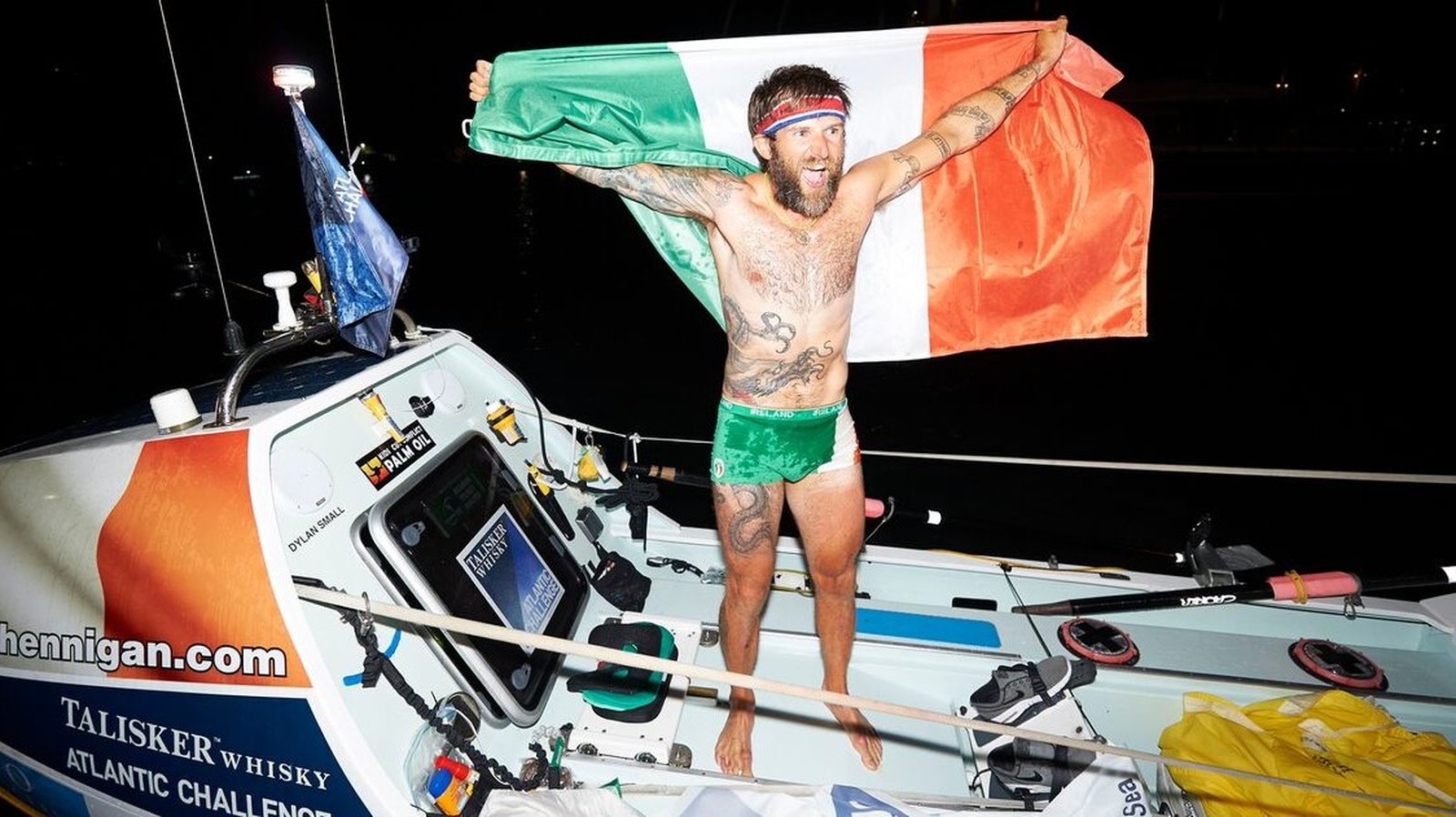 Hennigan sets new Irish Atlantic rowing record