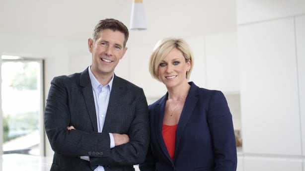 Dermot with the new QS Lisa O'Brien