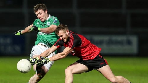 Eoin McManus grabbed the only goal of the game between Fermanagh and Down at Pairc Esler