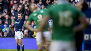 Laidlaw savours the final penalty kick in the defeat of Ireland
