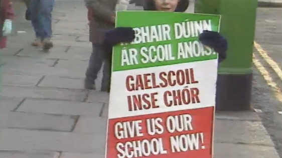 Gaelscoil Protest (1987)
