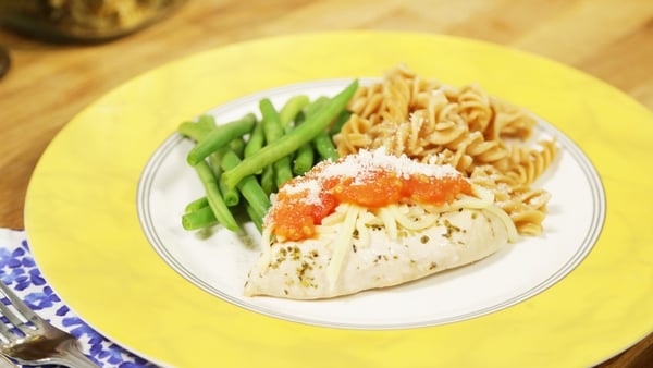 OT: Chicken Parmesan with steamed green beans