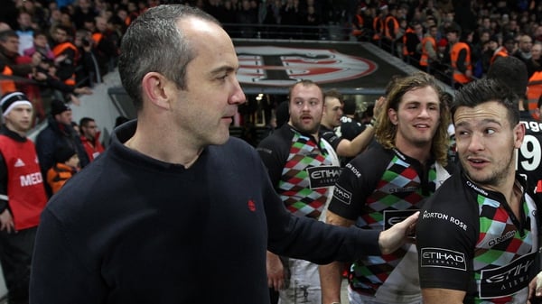 Conor O'Shea managed Danny Care (R) for six years at Harlequins
