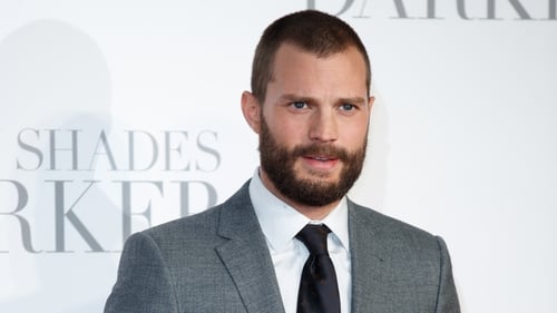 Jamie Dornan at the Fifty Shades Darker premiere in London on Thursday