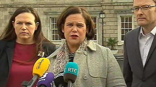 Mary Lou McDonald said the Government was not capable of dealing with the issues around Sgt Maurice McCabe