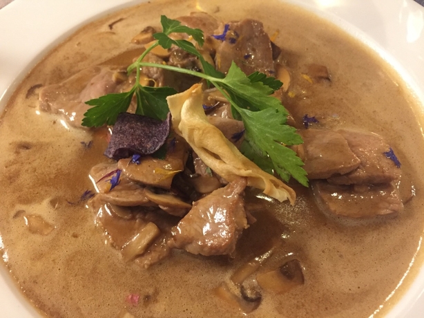 Veal Zurich-style at the Hotel Blumlisalp