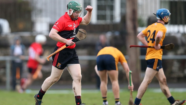 UCC's Mark O'Connor celebrates the only goal of the game in the quarter-final defeat of DCU