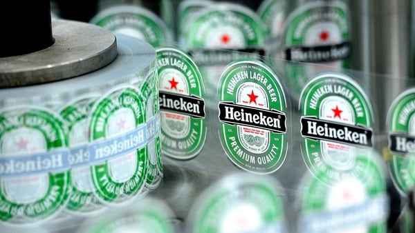 Heineken said its first quarter volumes rose by 0.6% on a like-for-like basis