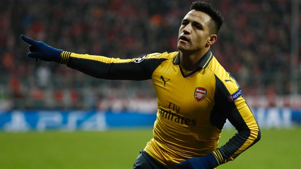 Alexis Sanchez is expected to undergo a medical at Old Trafford on Monday