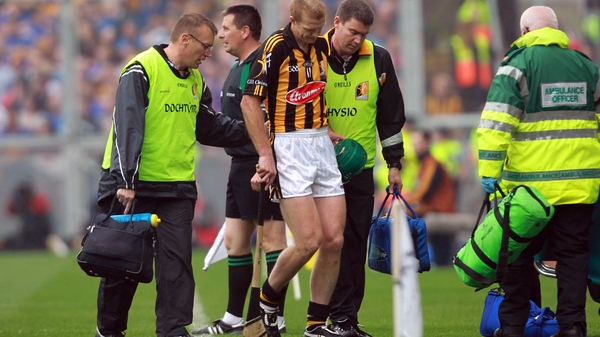A cruciate ligament injury cut short Henry Shefflin's All-Ireland Hurling final in 2010