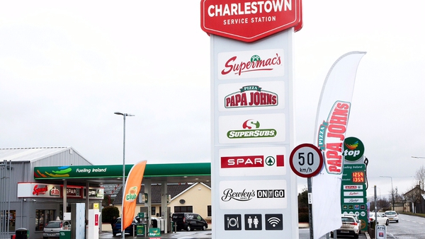 Charlestown Service Station includes fast-food outlets, a coffee dock and a convenience shop