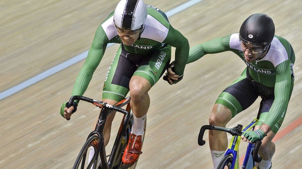 Mark Downey and Felix English claimed gold for Ireland