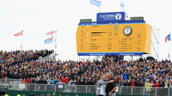 Darren Clarke triumphed at Royal St George's when the course last staged The Open in 2011