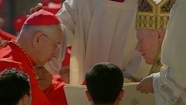 Desmond Connell was made a cardinal by John Paul II in 2001