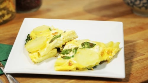 Whip up a delicious spinach and feta frittata from Operation Transformation this morning!