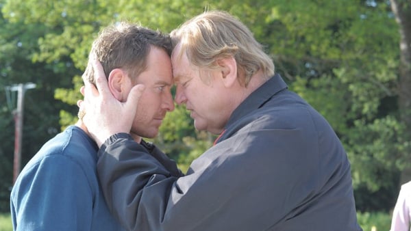 Gleeson and Fassbender play a father and son who go head to head in Trespass Against Us
