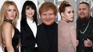 See the stars as they arrived on the Brit Awards red carpet on Wednesday night
