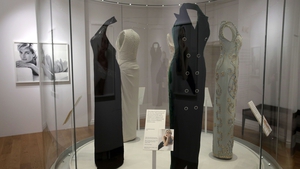 <p>Diana's dresses in the 'Diana: Her Fashion Story' exhibit in Newbridge</p>