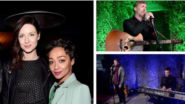 The luck of the Irish - Caitriona Balfe, Ruth Negga, Glen Hansard and Irish singing duo Glenn & Ronan attend Oscar Wilde party